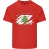 Torn Lebanon Flag Lebanese Day Football Unisexs Light Cotton TShirt
