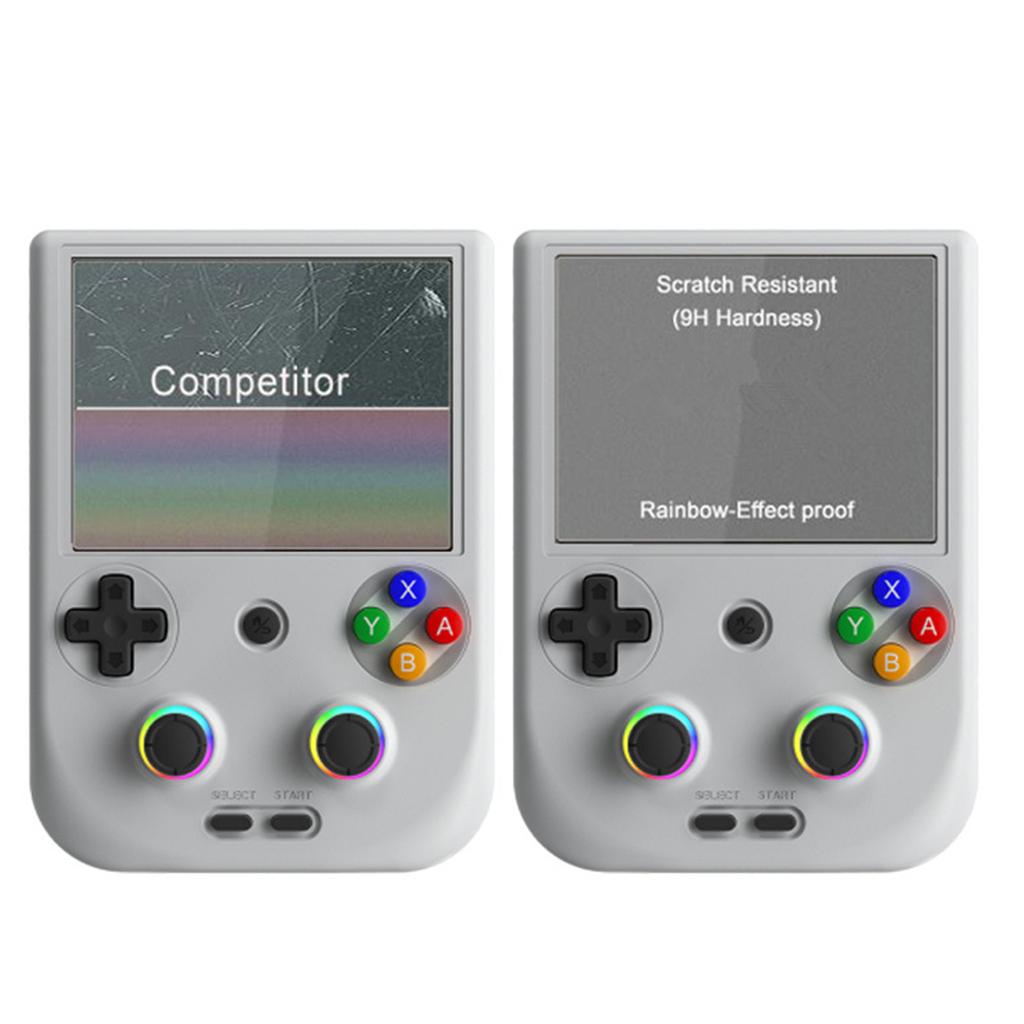 Easy Installation Screen Protector Film Scratchproof Full Screen Film for RG406V Game Console Tempered Glass Film