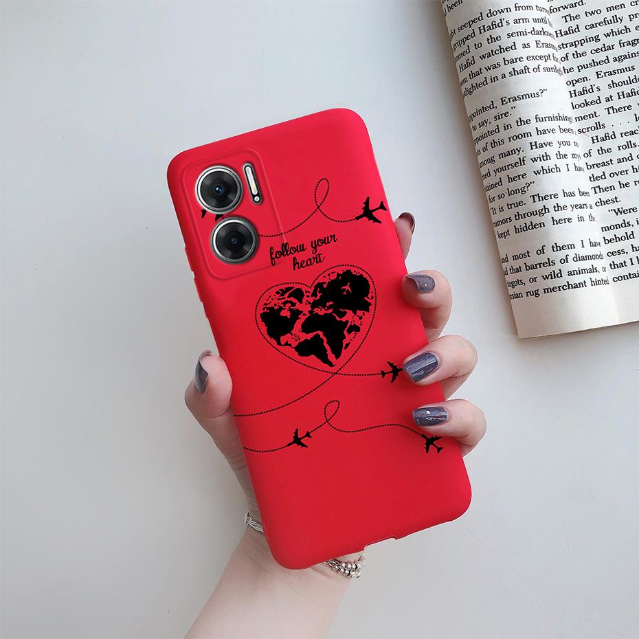 Für Xiaomi Redmi 10 11 Prime Plus 5G Hülle 2022 Mode Liebesherz Rückseitige Schutzhülle Für Xiaomi Redmi Note 11E Note11E Fundas