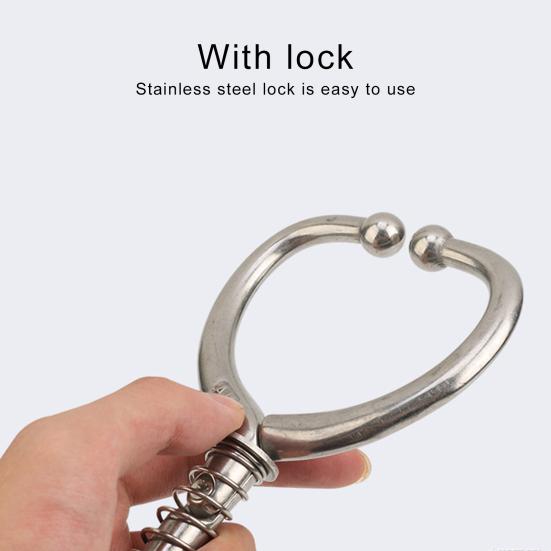 Blokada pierścienia odsadzającego bydło Łatwy w użyciu pierścień zaciskowy na nos bydła bydła ze stali nierdzewnej dla gospodarstwa