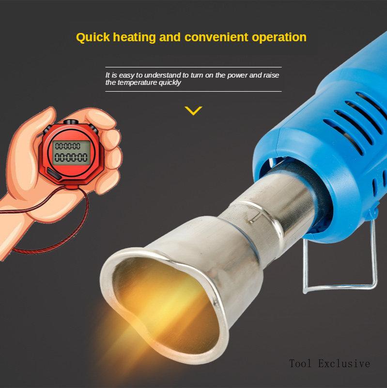 2000W 220V Electric Weed Burner with 2 Temperature,Hot Air Lawnmower