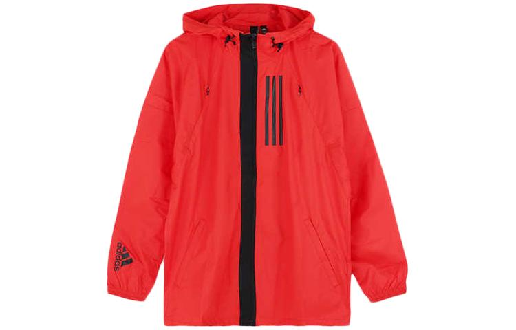 Adidas Jackets Men s Bright Pink Red Fluorescent Hooded Moderate Other DZ0051 L