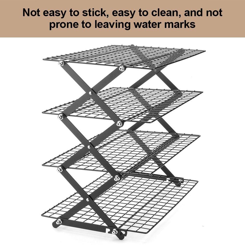 Black Silver Cooling Rack Wire Grid Grid Holder High Quality Baking Cooling Tray Baking
