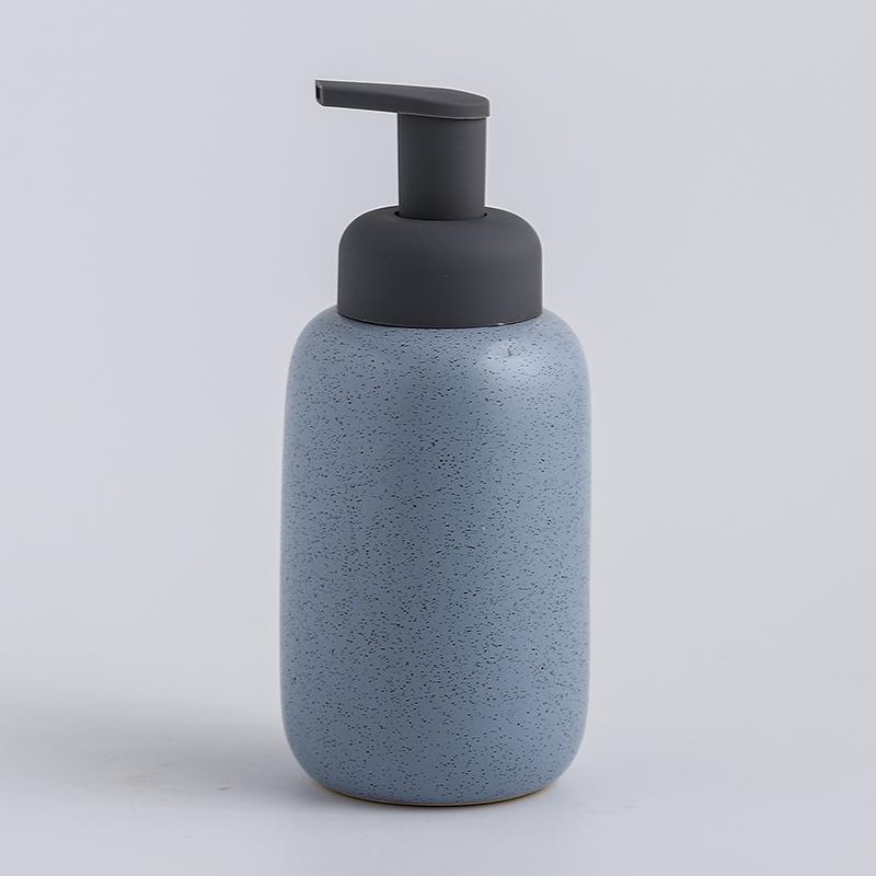 Ceramic Foam Soap Dispenser Bottle Kitchen Hand Sanitizer Bottle Shampoo Body Wash Lotion Bottle Customizable Logo for Hotels