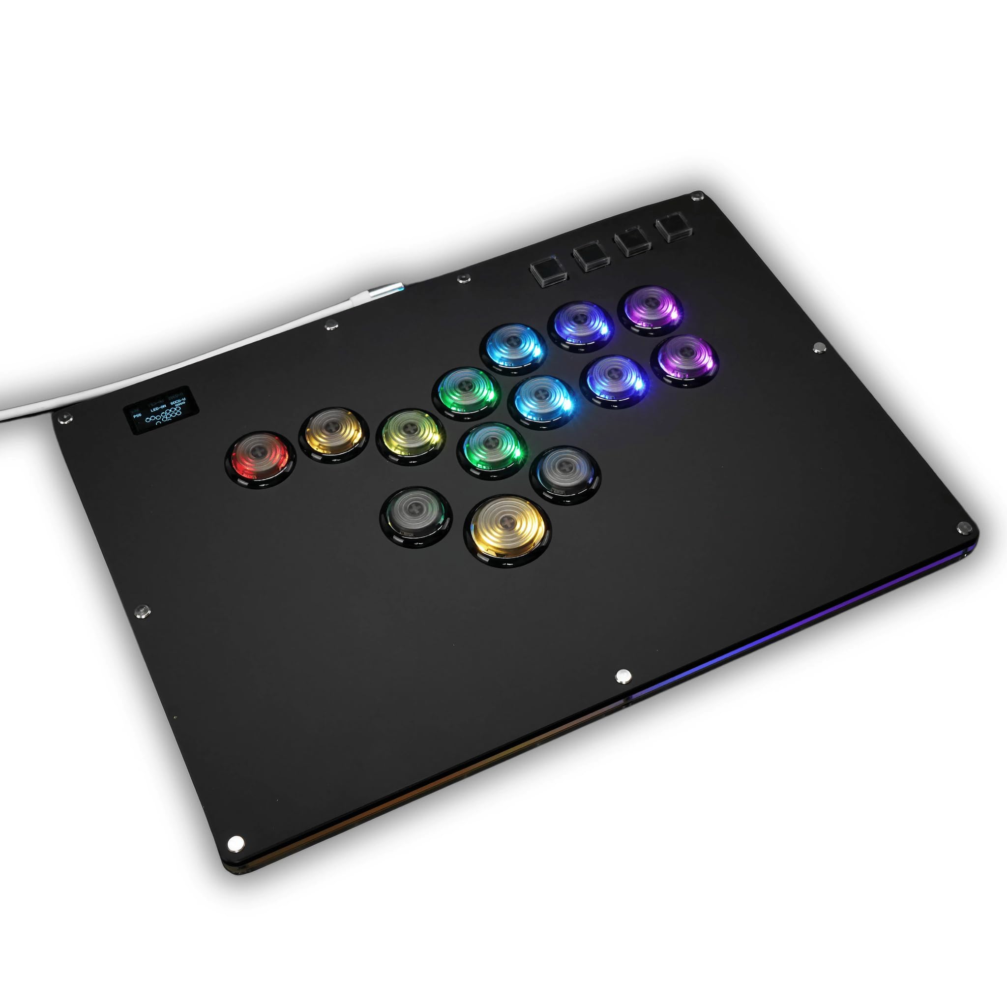 

stroke switch with Kasumi VSLAB VSNOVA N14 Black leverless controller compatible with TIKITAKA Gateron Kasumi operating point total stroke high speed чорний