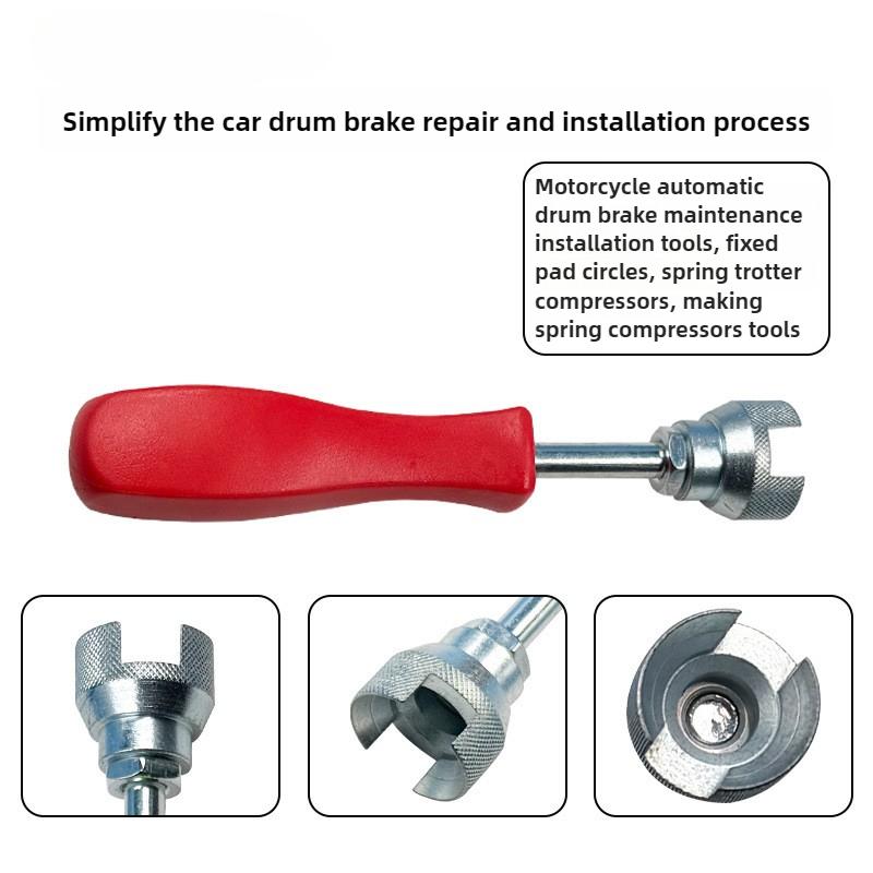 5.7 Inch Car Drum Brake Repair Tool Hold Down Washer Spring Shoe Compressor Alloy Plastic Brake Service Tool