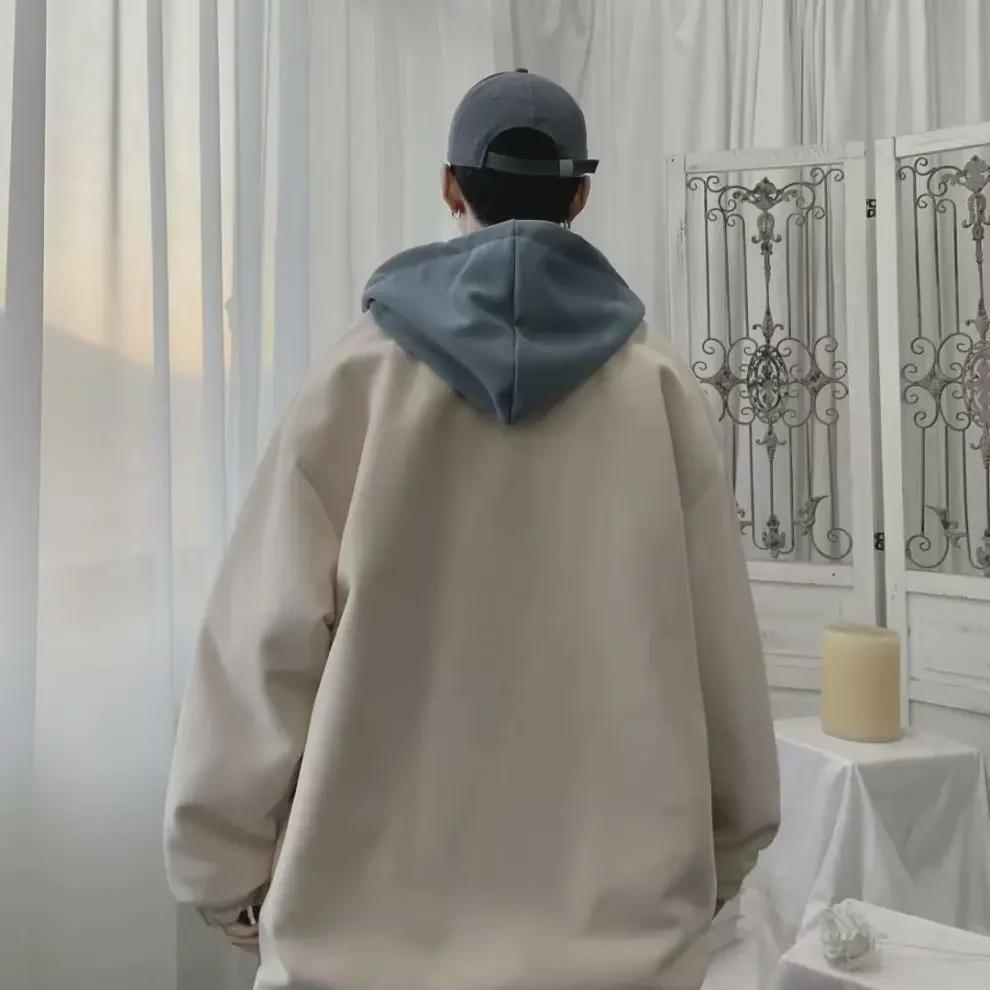 2024 Boys' Winter Cotton-Padded Jacket: Warm, Thick, Simple Hong Kong Style