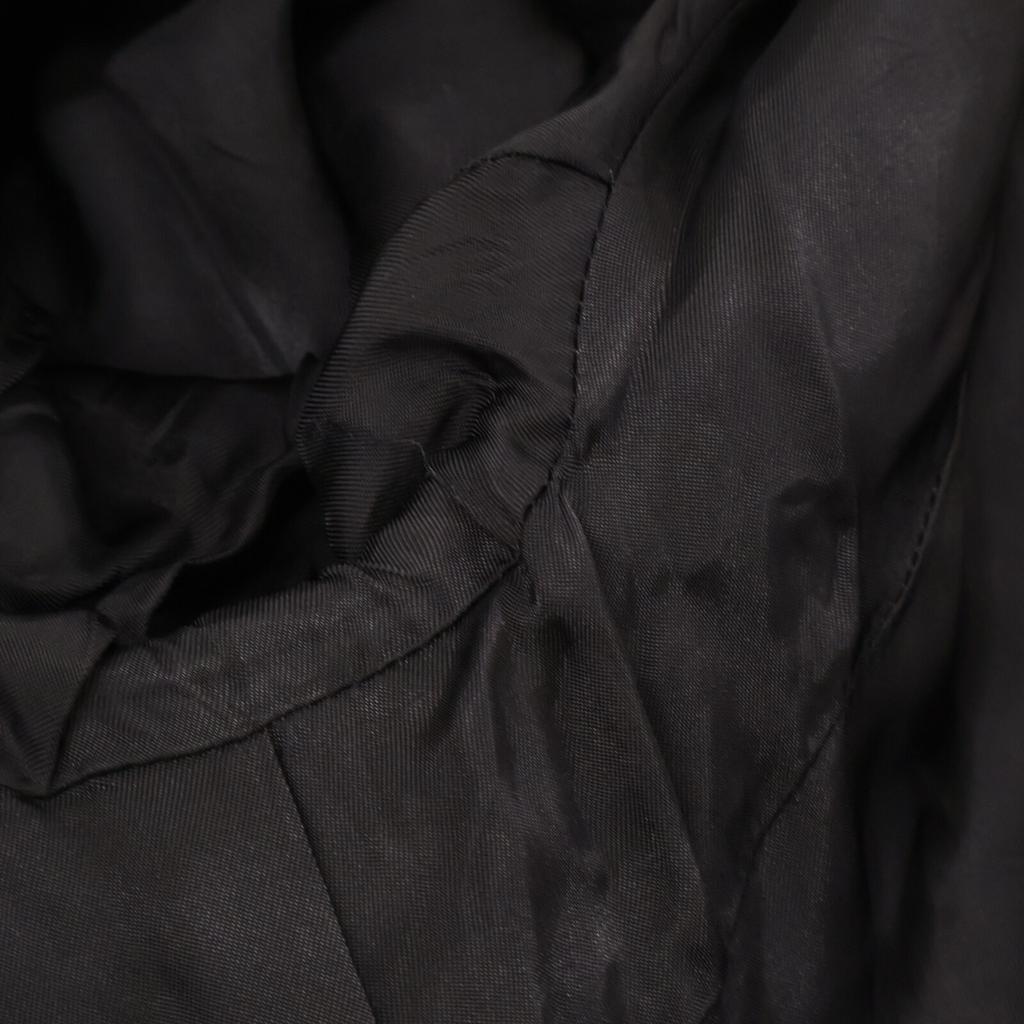 BORDERS at BALCONY BD2111-3A-09 21Stainless Steel Black Chesterfield Frill Coat coat 36 blackUsed