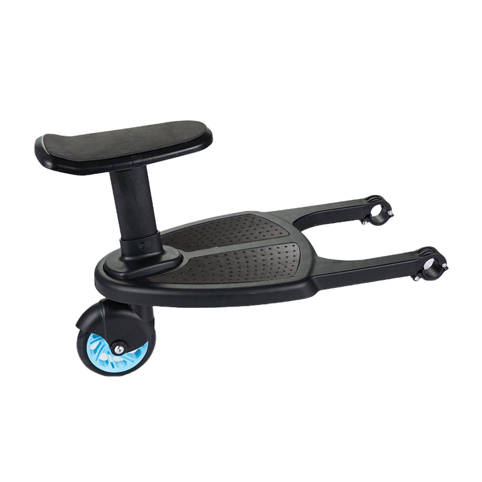 

Детская коляска Вспомогательная педаль Колесная подставка Двойной режим Педаль Подставка для коляски для 2 детей синий