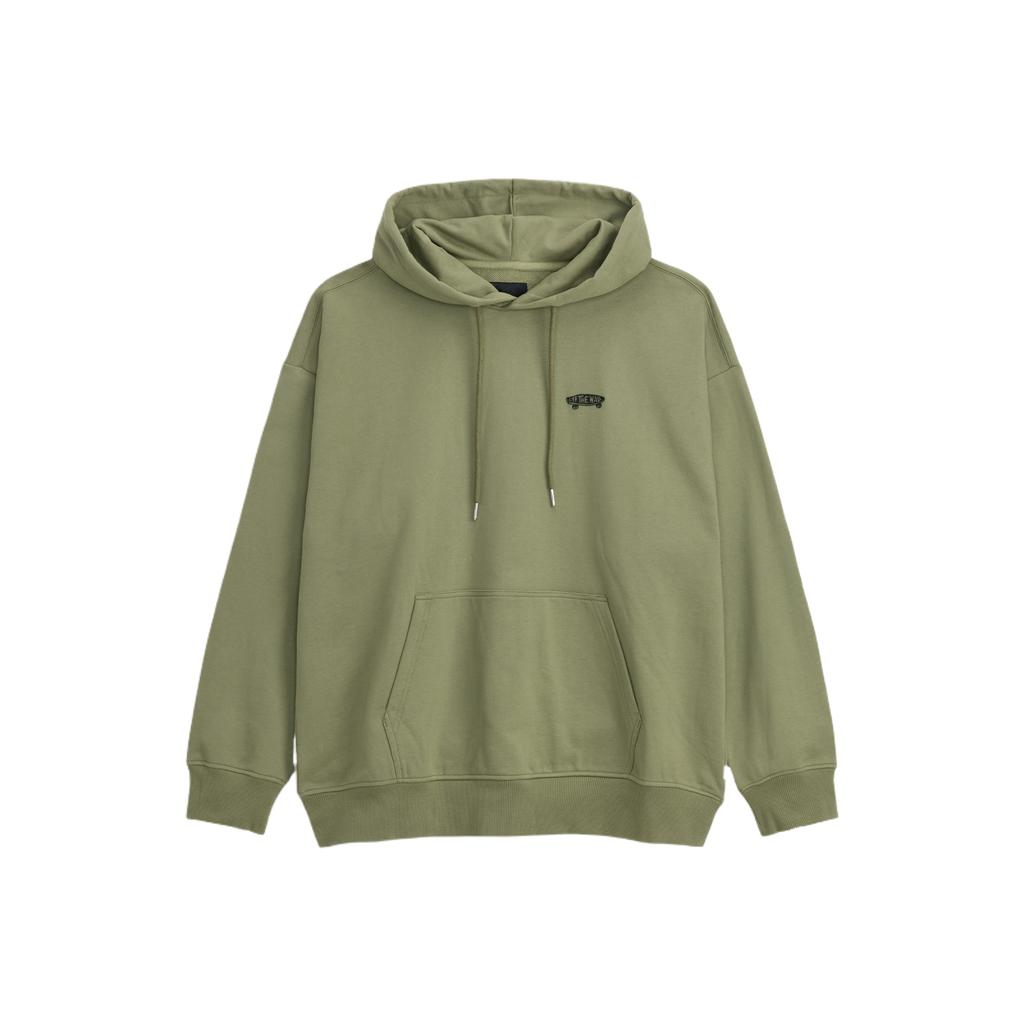 Vans X Yusuke Hanai Skin-Friendly Comfortable Hooded Pullover Long Sleeve Sweatshirt Unisex Sweatshirt Rodin-Green VN000TRJZBF