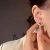 Titanium Steel Four-Leaf Clover Non-Drop Stud Earrings for Women - Simple, Versatile, and Sleep-Friendly Design