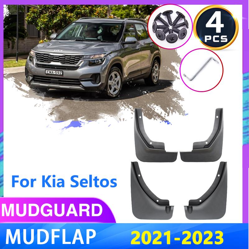 

Front Rear Wheels Car Mud Flaps For Kia Seltos 2022 2023 Mudflaps Splash Guards Muds Flap Mudguards Fender Auto