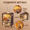 Robotime Wooden Music Box 3D Puzzles DIY Model Kits  Book Nook DIY Night Light  for Men Women Hobby Sunset Amusement Park