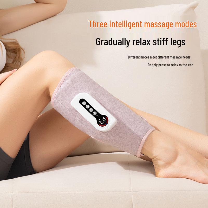 Air Pressure Hot Compress Calf & Leg Massager for Home Use - Relieve Soreness with Kneading Action