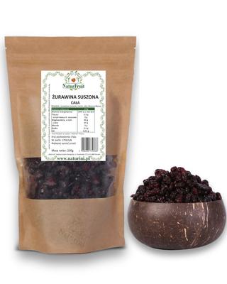 Dried Whole Cranberries 1Kg Unsulphured