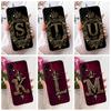 For Infinix Zero X Pro Case For Infinix Zero X Cover Silicone Luxury Crown A-Z Letters 2D Flat Pattern Soft Casing X6810 X6811