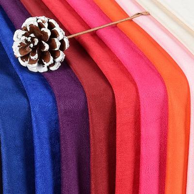 Tessuto scamosciato 100x150cm sottile quattro lati alta elasticità un lato spazzolato abbigliamento stoffa abbigliamento cucito a metri materiale fai da te