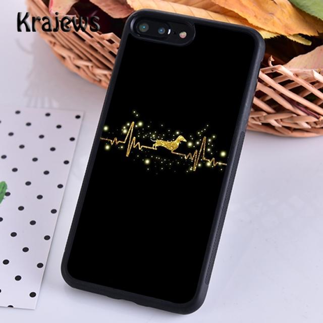 Krajews Sausage Dog Dachshund Quotes For iPhone 17 Air 16 Phone Case Cover 15 14 Plus 12 Pro Max Coque Fundas