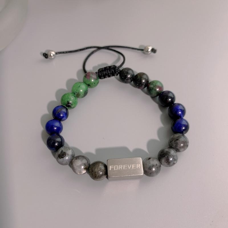 Браслет JYL TS Стиль Гуфэн Плетеный Каналы Традиция и Жизненная сила LapGold Tiger Letter unmellow желтый