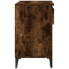 Shoe Rack Smoked Oak 70 x 36 x 60 cm Wood Based Material