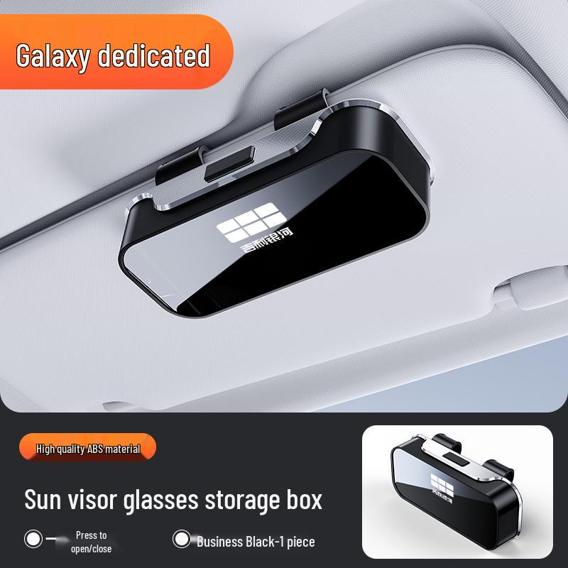 Universal Car-Mounted Sun Visor Glasses Case & Multifunctional Ticket Storage Clip