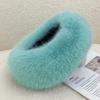 Thick Winter Hat Imitation Fox Fur Wide Headwrap Fashion Elastic Ski Hats  Winter