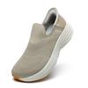 Men's Flyknit Breathable Slip-on Mesh Running Shoes - Soft Sole Sports Casuals for Spring/Summer