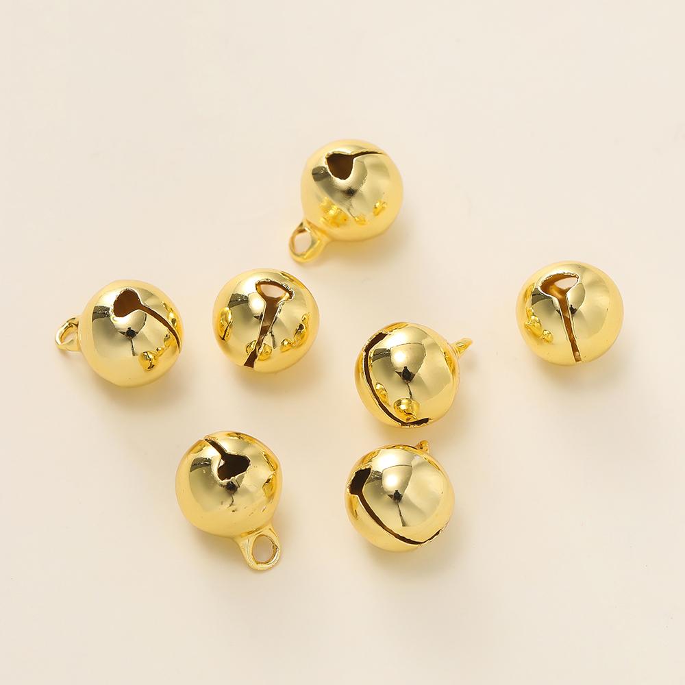 5Piece/Lot 14/18K Gold Color Plated Iron Bell Shape Charms Pendants for DIY Bracelet Necklace Jewelry Making Accessorie