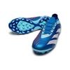 Adidas Predator Accuracy.1 Round Toe Lace-Up AG (Rubber Short Stud) Soccer Shoes Unisex Soccer Shoes Blue White IG5171