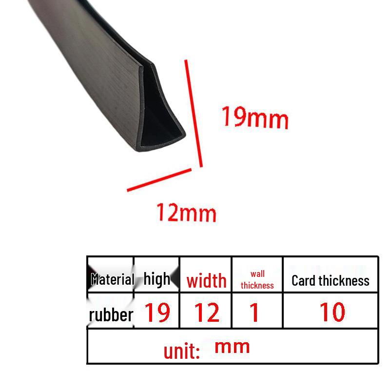 U-Shaped Rubber Anti-Collision & Edge Sealing Strip