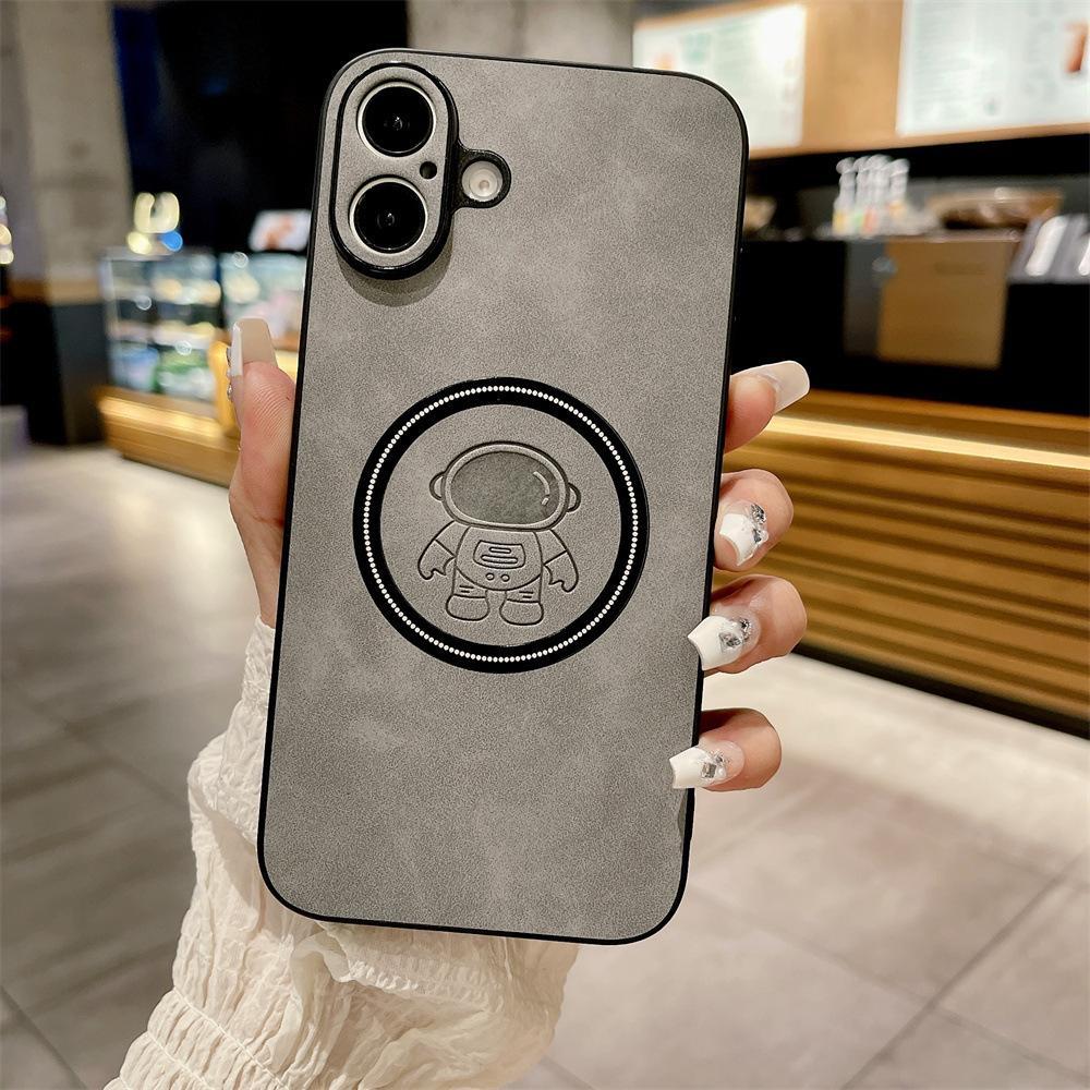 Applicable To IPhone16Promax Magnetic Phone Case Astronaut 13/14 Apple 15 Protection Case