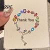 Health Luck Necklace Women Bracelet Multi Shape Colorful Candy Color
