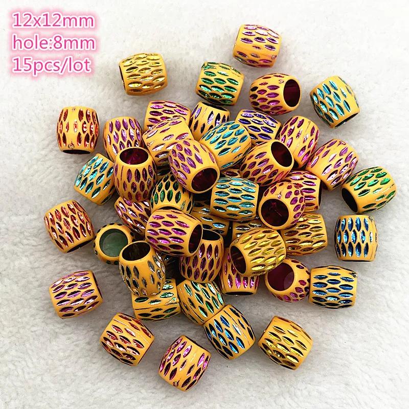 New 5pcs--50pcs Imitation Retro Acrylic Beads for Jewelry Making DIY Children Handmade Bracelets Necklace Accessories