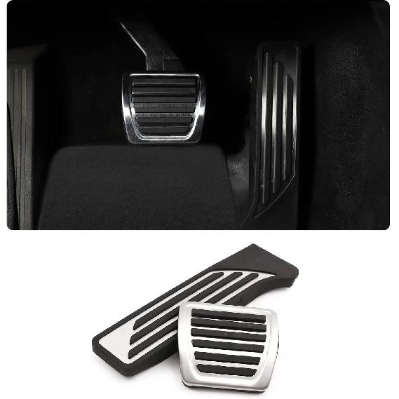 

TOYCIDFG Pedals Cover Set Non-Slip Accelerator and Brake Pedals Cover Compatible with Alfa Romeo Giulia Stelvio 2017-2021 and Maserati Grecale, Car