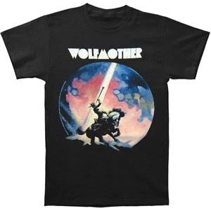 Boys  Wolfmother Trumpet Slim Fit T-shirt Youth Medium Black M