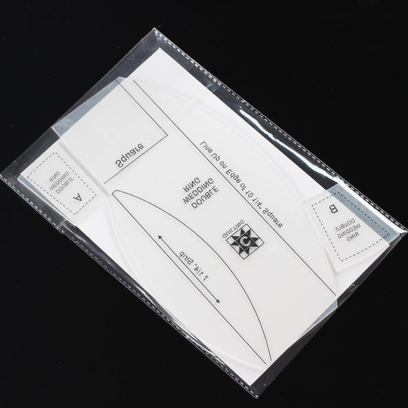 Handmade DIY Sewing Tools Acrylic Cutting Ruler Multifunctional Clothing Sewing Ruler Set