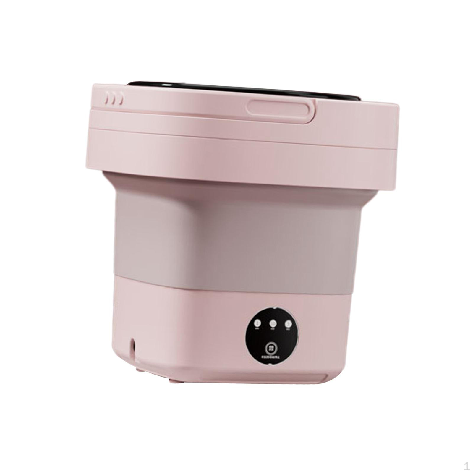 

Складная мини-стиральная машина 6,5 л, 3 модели, мощная для стирки в общежитии, зеленый цвет розовый