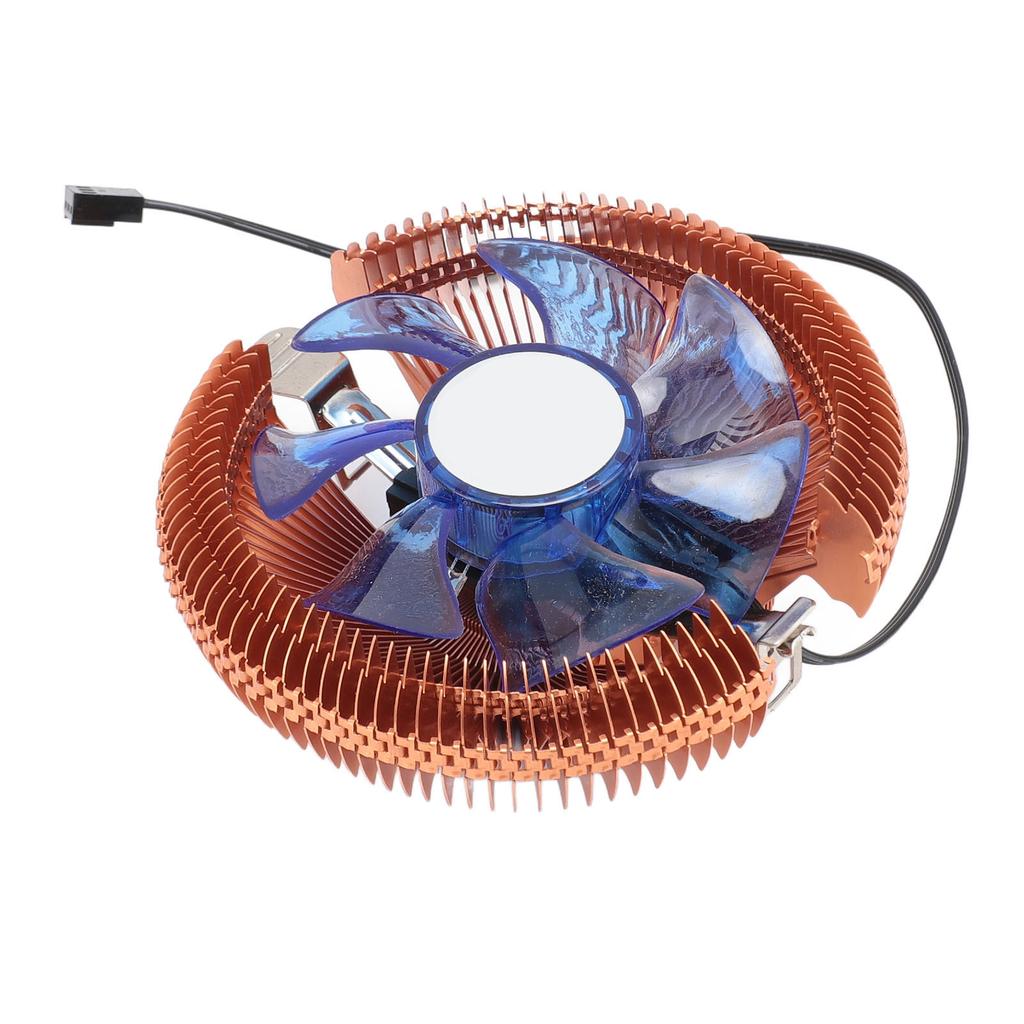 CPU Radiator Fan Aluminum CPU Cooler with Dynamic Lighting for Intel LGA 775 1155 1156 1200 DC12V