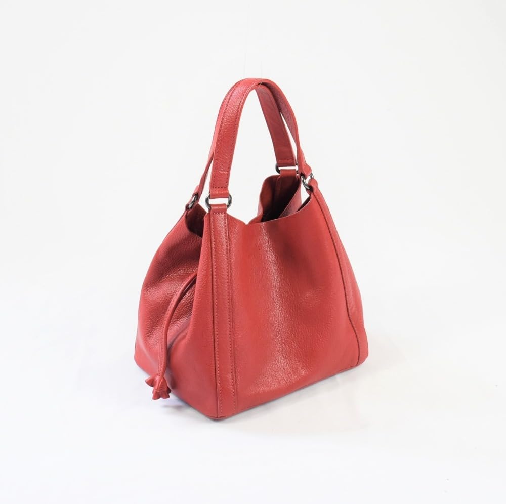 [Full Tuck] Bucket Tote Bag, Handbag, Red