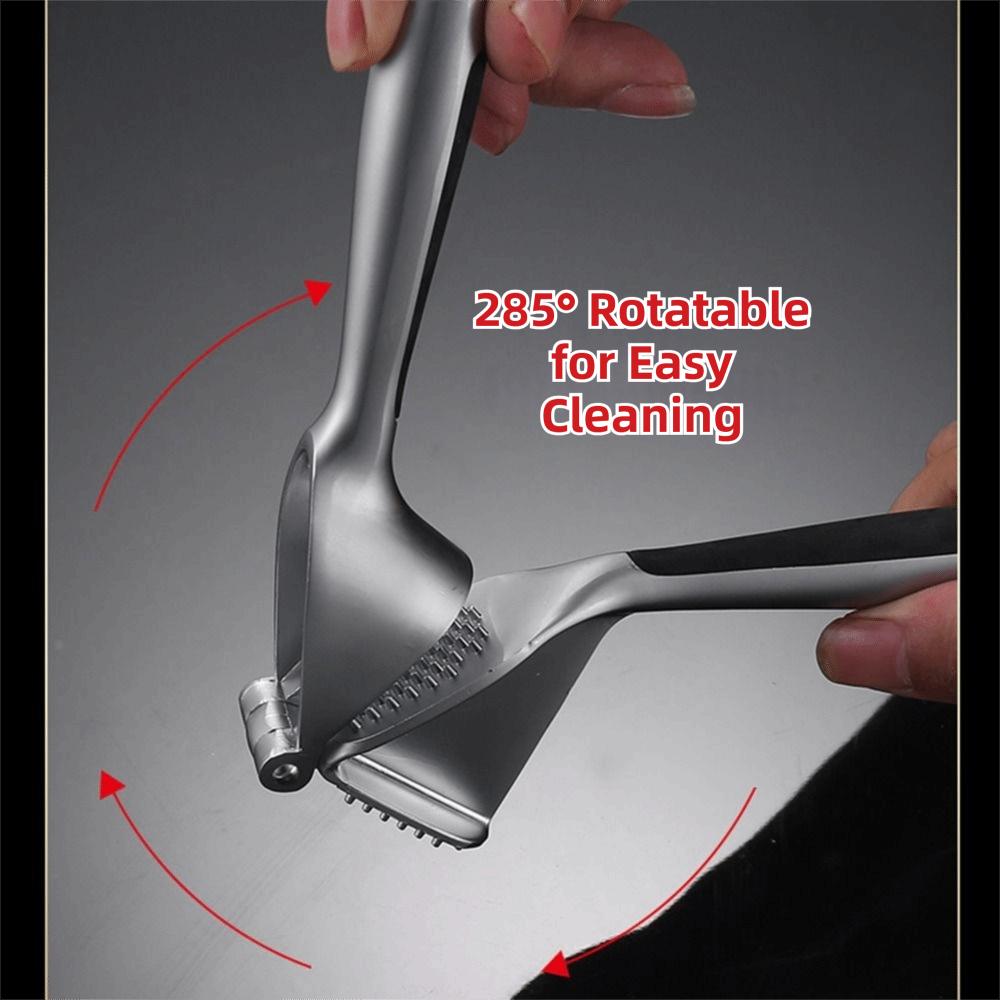 Zinc Zinc Zinc Alloy Garlic Presser Heavy Duty Garlic Mincer Handheld Device Ginger Crusher  Kitchen Tool