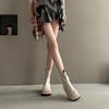 Fashion British Style Thick-soled Round-headed Martin Boots Women's 2025 Summer New Simple Temperament Korean Version of Internet Celebrity Short Boot