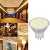 4pcs/Set MR11 LED Spot Light Bulb With Dual Needle Base 360° Heat Dissipation 3W 12 LEDs Lamp Bulb