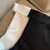 Chic High-Waisted A-Line Pants - Women's Street Style Autumn/Winter, Slimming Wide Leg Casual Trousers