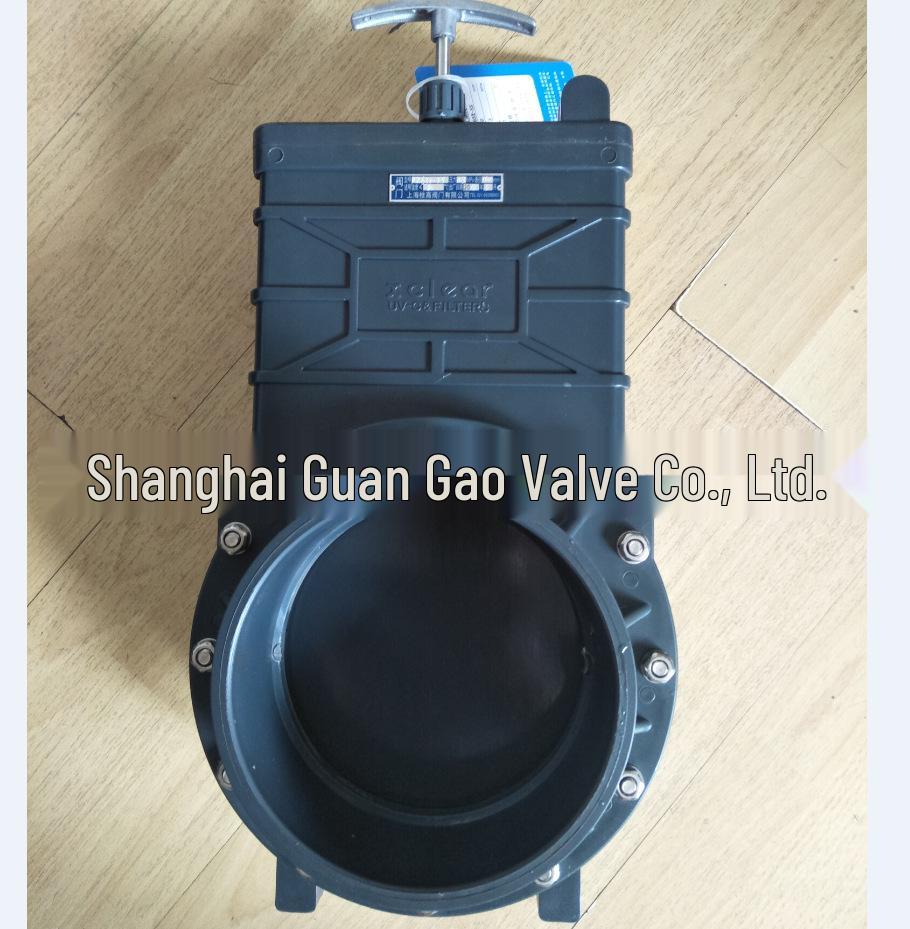 UPVC Pond Valve: Manual Quick Connect Plastic Pull-Push Gate Valve for DN32-DN160 Sewage Systems.