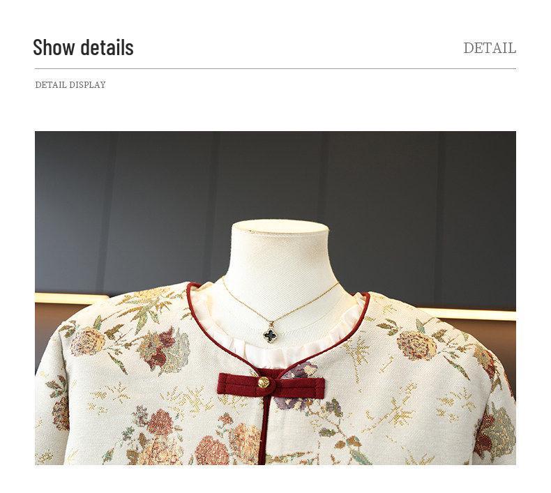 2026 Mother's Day Fashionable Spring Jacket: Chinese Style Top for 50+ Women