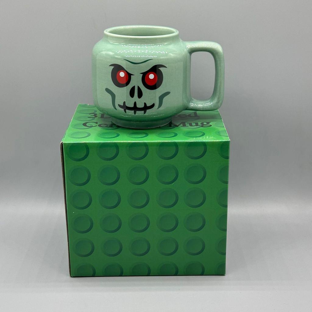 Creative Personality Cute Expression Ceramic Mug | Little Figure Head with a Smiling Face | Unique Gift Cup for Drinking Water.