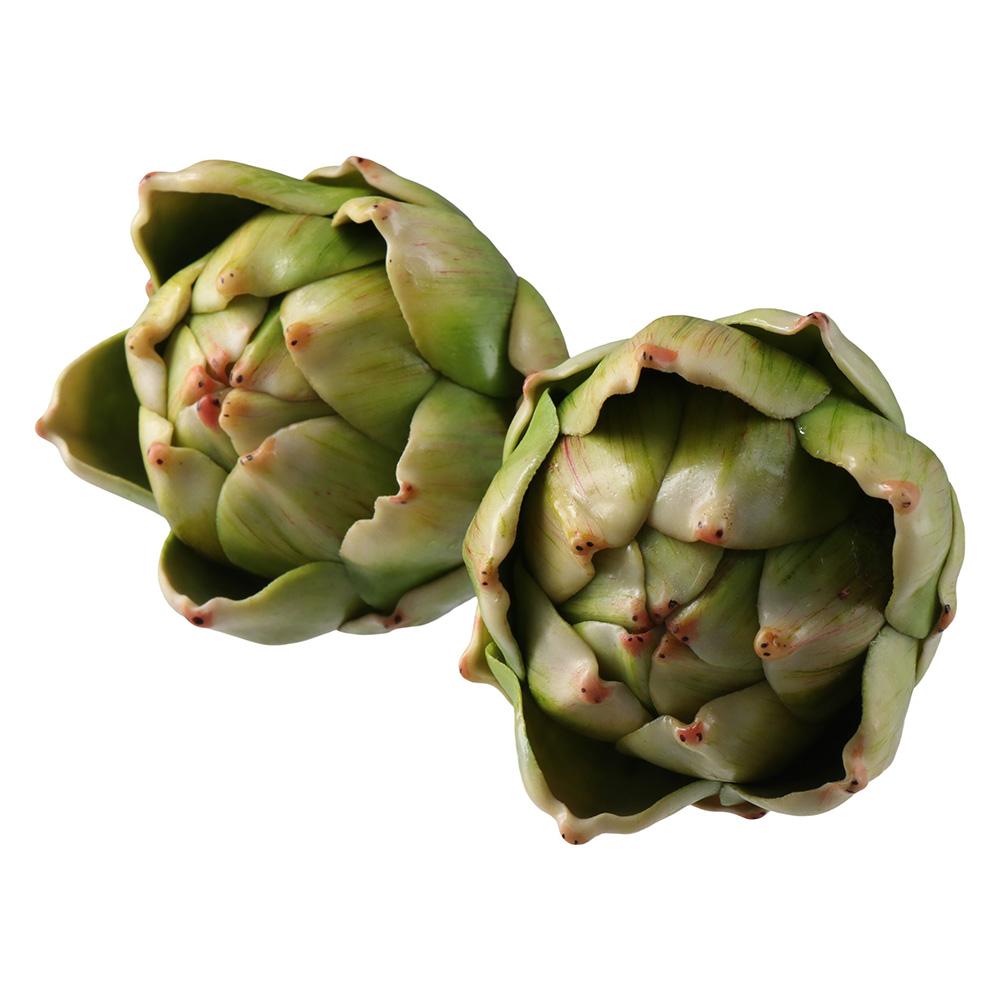 

4pcs Artificial Artificial Artichoke Model Green Fake Artichokes for Decoration Home