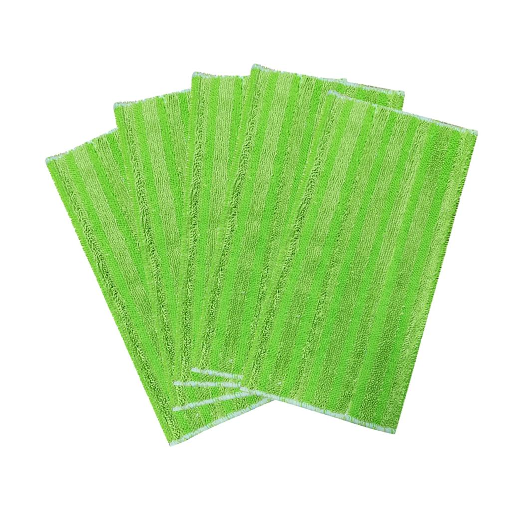 5-Pack Reusable Mop Pads Replacement Wet And Dry Mop Cloths