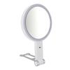 Travel Makeup Mirror with Light Double Sided 1X/5X Magnification Mirror Desktop Wall Mounted Handhel
