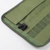 Tragbare Bestecktasche zum Aufrollen Taschen Outdoor Camping Picknicks Geschirr Organizer Gabel Löffel Tasche Campingbesteck Taschen